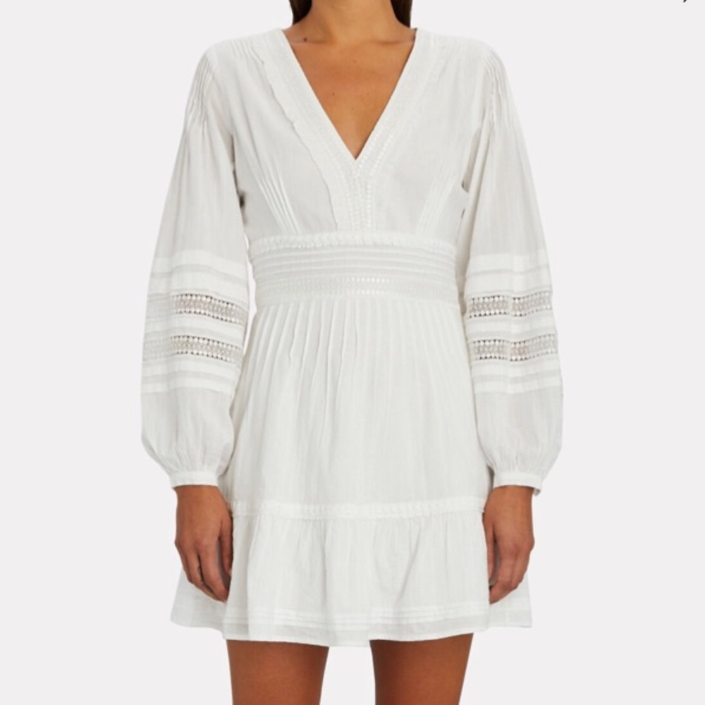 Intermix Long Sleeve Cotton Mini-Dress